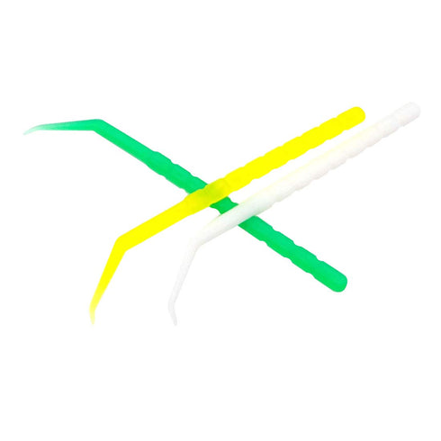 GARASANI Household, Travel Portable Disposable Plastic Curved Hook Toothpicks, Teeth Cleaning Tool, Anti-Slip Handle Design (300 Pcs)...