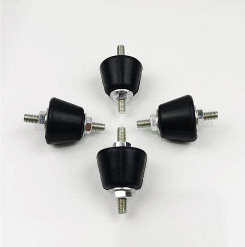 Anti Vibration Rubber Isolator Mounts with M8-1.25 Studs Shock Absorber Use for Outdoor Units Mini Split Air Conditioner & Machine Shock Absorber(...