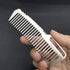Hair Combs Portable EDC Gear Combs Camping Outdoor Tools Titanium Outdoor Accessories Pocket Titanium Comb for Men Women...