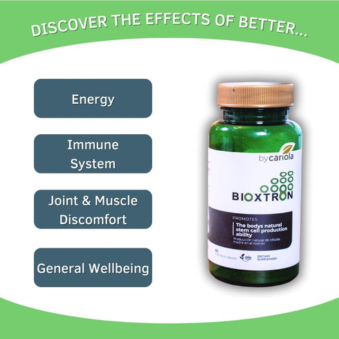 Bioxtron AFA Stem Cell Supplement Chewable Tablets - Joint Support & Muscle Pain - Immune System Support - Support Energy Levels - Natural Blue Gr...