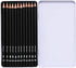 Drawing Sketch Pencils Set 4H 2H H HB B 2B 4B 6B 8B 10B 12B 14B Art Supplies for Drawing Art Sketching Shading Artist Pencils, 12 Count Black...