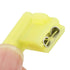 60PCS Nylon Flag Spade Quick Disconnects Female Wire Connector 90 Degree Electrical Crimp Wire Terminals Right Angle Spade Connector Durable Termi...