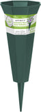 FloraCraft Affinity Plastic Cemetery Vase with Permanent Spike 4.4 inch x 12.75 inch Green...