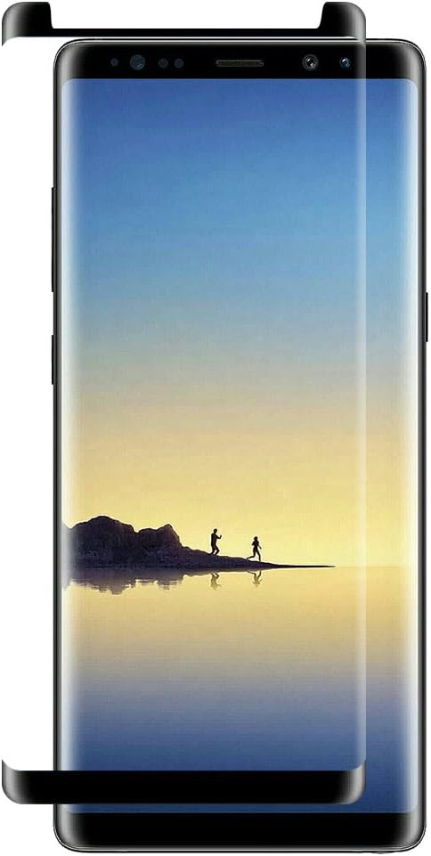 CENTAURUS Compatible with Samsung Galaxy Note 8 Glass Screen Protector (3 Pack) Case Friendly Edge to Edge Ultra-Thin Shatter Proof Silk Print Tem...