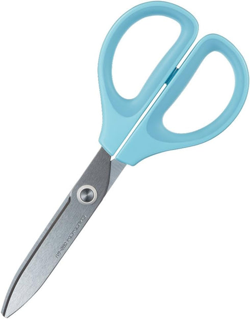 Kokuyo Saxa Scissors, Blue, Standard Blade, Symmetrical Handle for Both Right-hand and Left-hand, Japan Import (HASA-280B)...