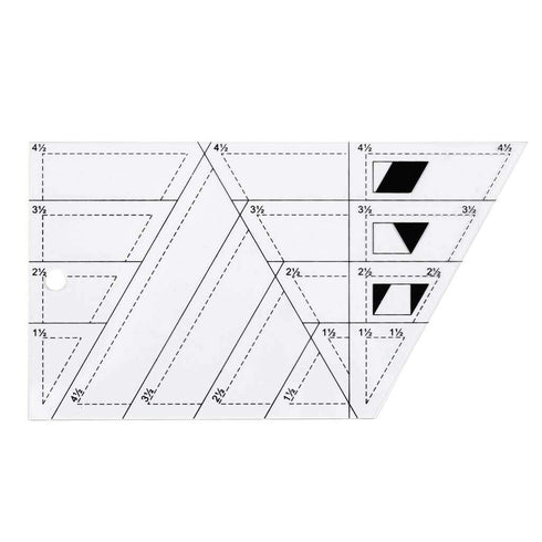 ERIOKK 5Pcs Creative Grids Quilting Templates Set,Drafting Triangles 45 60 Degree Rhombus Longarm Square Sewing Rulers Free Motion Fabric Ruler Ra...