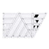 ERIOKK 5Pcs Creative Grids Quilting Templates Set,Drafting Triangles 45 60 Degree Rhombus Longarm Square Sewing Rulers Free Motion Fabric Ruler Ra...