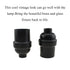 HAHIYO E26 Lamp Socket Screw in Mount Light Socket Bulb Holder Fixture Easy Wire Tighten Down Not Loose Twist PBT+ Plastic Maximum for Decor Table...