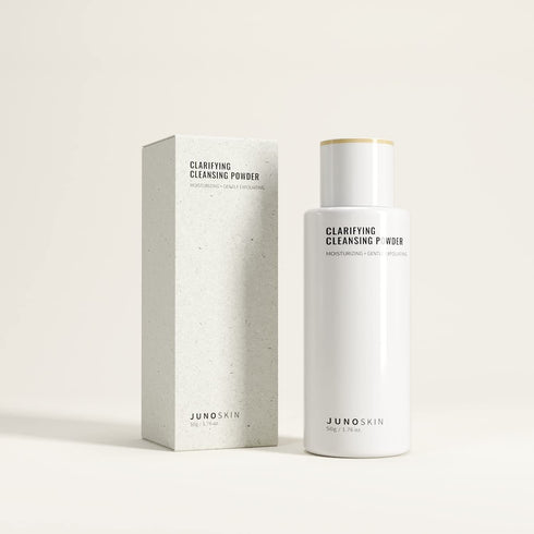 JUNO & Co. Exfoliating Face Wash, 10 Ingredients Facial Clarifying Cleansing Powder with Hyaluronic Acid for Extra Hydration 50g / 1.76oz...