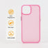TENOC Phone Case Compatible with iPhone 12 Pro Max, Pink Case Translucent Protective Bumper Matte Hard Back Cover for 6.7 Inch...