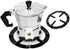 Gas Reducer, Gas Stove Grates Stainless Iron Pot Holder Stand Wok Adapter for Espresso Maker, 5.2 x 5.2 x 0.1in Black...