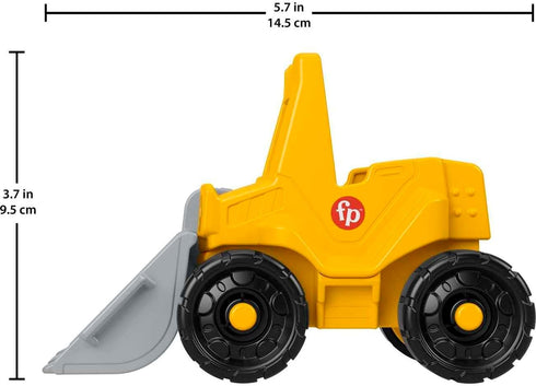 Little People Toddler Construction Toy Bulldozer Vehicle & Worker Figure for Pretend Play Ages 1+ Years...