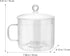 DOITOOL 1.5L/50 OZ Glass Saucepan with Cover,Heat-Resistant Glass Stovetop Pot Glass Cookware Set,Small Glass Simmer Pot for Baby Food,Pasta,Soup,...