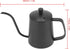 350ml Gooseneck Coffee Kettle, 304 Stainless Steel Tea Kettle for Stovetop, 11.3 oz Long Spout Tea Pot for Home Kitchen Office Hotel(Black)...