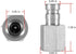 Camoo PD342 Series PD Steel Test Port and Diagnostic Equipment Quick Nipple with Female Pipe Thread, 1/8" Body Size, 1/4"-18 NPTF Thread Size, 1.6...