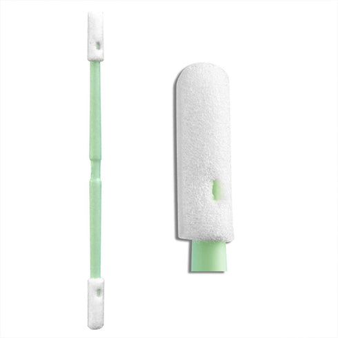 100pcs Multi-Purpose 3'' Double Ended Cleanroom Lint Free Cleaning Swabs with Small Circular Foam Tips Cleaning for Tiny Tight Space of Precision ...