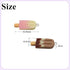 Fundiyoug 30 Pcs Ice Cream Charm Rainbow Resin Ice-Lolly Pendants Mini Popsicle Flatback Charms for DIY Earring Keychain Necklace Bracelet Jewelry...