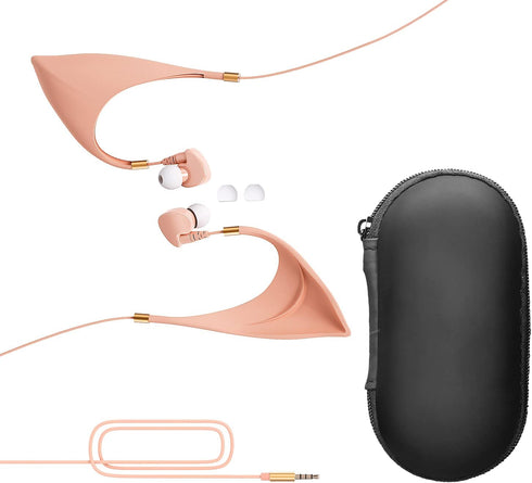 Elf Earbuds Headphones - 3.5mm Jack Earphone Perfect Sound Quality Fairy's Adorable Elegant Elves Ear Design Cosplay Anime Headset Spirit Costume ...