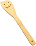 2 Pack Bamboo Smiley Face Kitchenware Cooking Utensil Set Stir-fry spatula, Eco-friendly Kitchen Tools (Various kinds)...