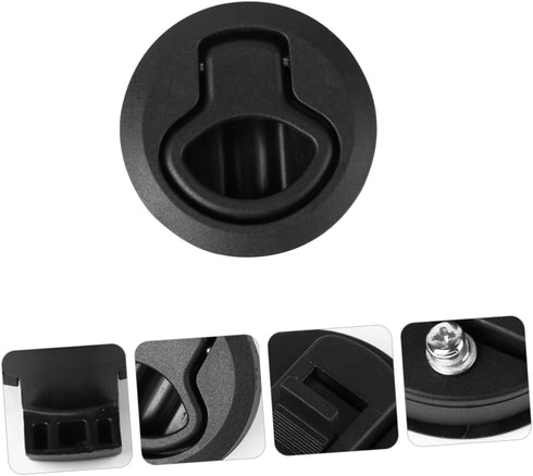 Kisangel 4pcs Plastic Storage Cabinet blackdecker Drawer Storage Cabinet Mixer Lift for Cabinet Marine Latch Lock Marine Lock Marine Hardware Stap...