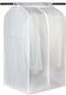 Hanging Garment Bags for Closet Storage Large Hanging Garment Clothes Cover Clothing Storage Bag with Magic Tape and Zipper Translucent Closet Clo...