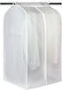 Hanging Garment Bags for Closet Storage Large Hanging Garment Clothes Cover Clothing Storage Bag with Magic Tape and Zipper Translucent Closet Clo...