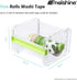 molshine 2 Pack Transparent Desktop Multi Washi Masking Tape Storage Dispenser,Tape Cutter,Tape Roll Holder (Not Include Masking Tape) (Green)...