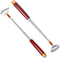 Back Scratchers, 2 Pack Backscratchers for Women Men Adults Extendable Wood Handle, 304 Stainless Steel Wide Claw, Multi-Functional Massage Roller...