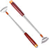 Back Scratchers, 2 Pack Backscratchers for Women Men Adults Extendable Wood Handle, 304 Stainless Steel Wide Claw, Multi-Functional Massage Roller...