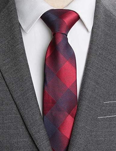 AUSKY 4 Packs Skinny Neckties for Men Boys, 2.35'' Wide Slim Ties in Different Textured Style Mixed set...
