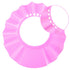 Safe Shampoo Shower Bathing Protection Bath Cap Soft Adjustable Visor Hat for Toddler, Baby, Kids, Children (pink)...