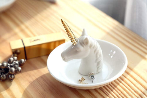 Unicorn Ring Dish Jewelry Holder Unicorn Gift for Women Girls Birthday Christmas Gifts...