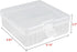uxcell Hard Plastic Large Battery Storage Box Holder Organizer Protective Container for AAA/AA/C/D/9V Batteries...