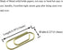 HAHIYO Paper Clips Sturdy 0.59 inches Length 50 Pack Mini Paperclips Heavy Duty Tight Grip Rust Proof Reusable Metal Bright Gold for Home Office S...