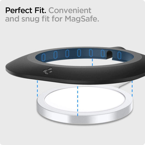 Spigen Mag Fit Designed for MagSafe Charger Pad Cover Case Compatible with iPhone 15, iPhone 14, iPhone 13, iPhone 12 Models, AirPod Pro, AirPod P...