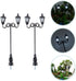 Yardwe Toys Toys 2pcs Miniature Street Light Model Pathway Lantern Post 1:87 Road Light Micro Landscape Ornament for Sand Table Miniature Scenes R...
