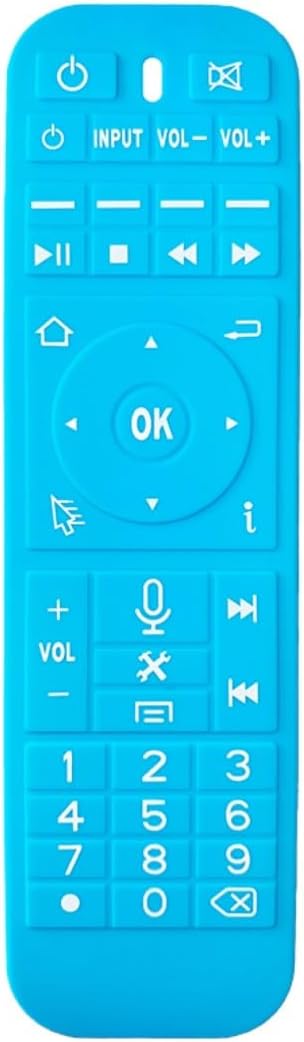 Cover Case for Super Box S5 Max Bluetooth Voice Remote Control(Blue)...