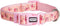 Floral Dog Collars Adjustable Nylon Collar with Quick Release Buckle for Female Dogs, Pink,Small...