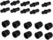 Speaker Grill Guides, 10 Pairs Dust Proof Plastic Speaker Grill Peg Kit Set Speaker Buckles Snap Button Fasteners...