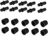 Speaker Grill Guides, 10 Pairs Dust Proof Plastic Speaker Grill Peg Kit Set Speaker Buckles Snap Button Fasteners...