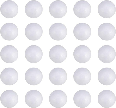 LOMIMOS 24pcs Foam Balls, 5cm/2inch White Craft Round Balls for Flower Arrangement Arts & Crafts DIY Supplies...