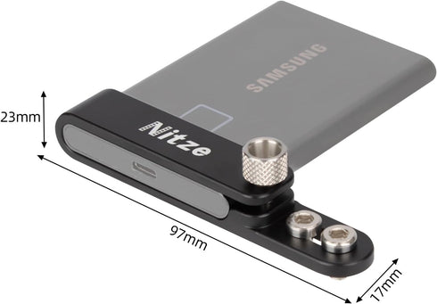 Nitze SSD Mount Bracket,SSD Holder for Samsung T7 SSD - N42-T7...