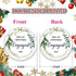 JUPPE Our First Christmas Engaged Ornament 2024 Mr & Mrs Fiancee Fiance Newly Engaged Decoration Romantic Couples Ideas Gifts (White-2)...