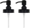 2 Pcs Mason Jar Soap Dispenser - Stainless Steel Rust Proof Rustic Farmhouse Soap Lotion Pumps for Mason Jar(Black,Jar Not Included)...