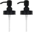 2 Pcs Mason Jar Soap Dispenser - Stainless Steel Rust Proof Rustic Farmhouse Soap Lotion Pumps for Mason Jar(Black,Jar Not Included)...