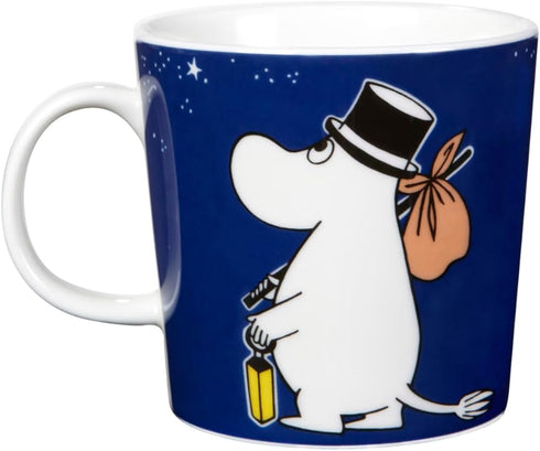 Arabia Moomin Mug 10oz Moominpappa Deep Blue...