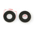 40Pcs M5 Flat Washer Adjustment Hardware Fitting Accessories Metal Gasket for Bolts and Screws, 304 Stainless Steel Black Zinc...