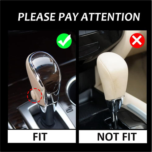 Gear Shift Cover for 2013-2019 Nissan Sentra / 2013-2018 Altima Auto Leather Shifter Cover Protector Trim for Nissan Rogue 2014-2016 /Pathfinder 2...