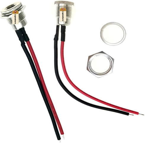 Lsgoodcare 10Pack 5.5 x 2.5 MM 10A DC Power Jack Socket Dc-099 30V Threaded Female Mount Connector Adapter with 3.94Ich 18Awg Cable...