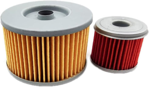 2PCS Compatible with Honda SXS1000 Pioneer 1000 Engine & DCT Transmission Oil Filter SET HF114 HF117...